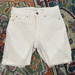 Signature by Levi Strauss Cream Denim Jean Shorts